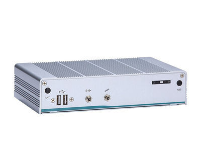 无风扇嵌入式系统，配有英特尔®Celeron®N3350 2.4 GHz/奔腾®N4200 2.5 GHz、HDMI、VGA、2个GbE局域网、6个USB和3个COM